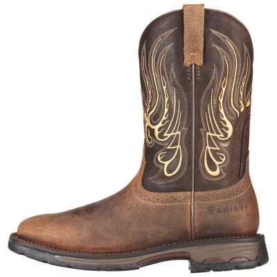 Ariat WorkHog Kahverengi Iş Ayakkabıları Erkek (41910-348)